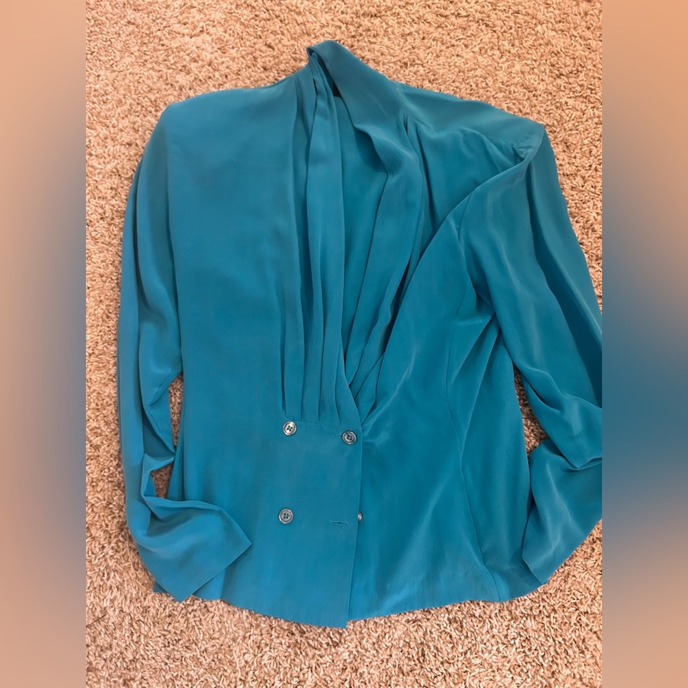 Classiques Blue Silk Garment